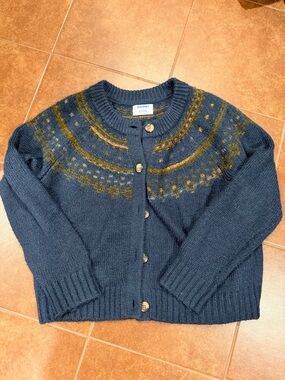 Old Navy Fair Isle Button-Up Sweater